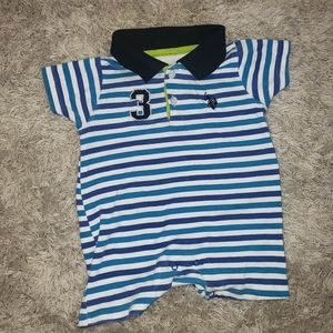 3-6m US Polo boys shorts romper